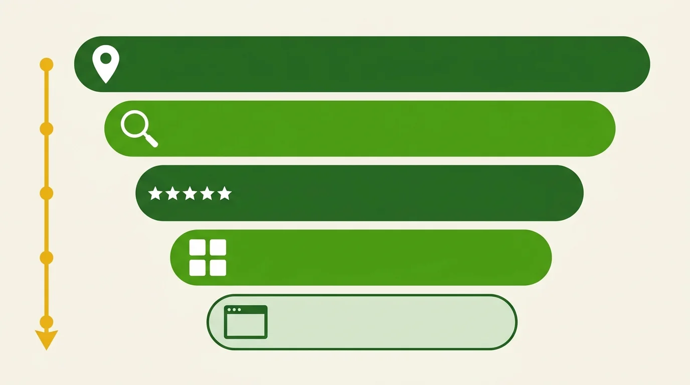 The order ChatGPT reads business data sources, from Foursquare down to your own website